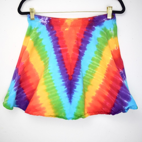 American Apparel Dresses & Skirts - *Tie Dye* American Apparel Jeans Circle Mini Skirt